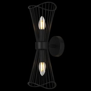 Sensu Dual Wall Light – Black