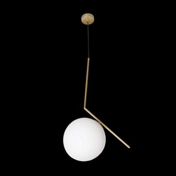 Aurelia Satin Gold Branch Pendant