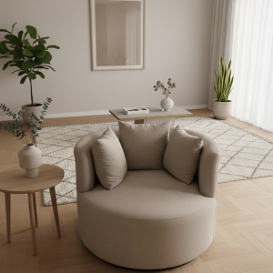 Luna Round Accent Couch